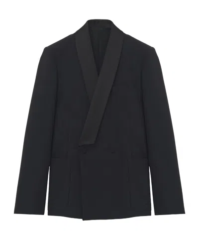 Alexander Mcqueen Double-breasted Suit Jacket In Black
