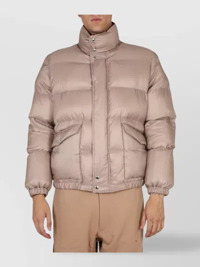 ALEXANDER MCQUEEN DOWN JACKET WITH GRAFFITI LOGO PRINT
