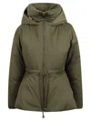 Alexander Mcqueen Relaxed Silhouette Coat With High Collar In Green