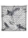 Alexander Mcqueen Alexander Mc Queen Dragonfly Print Scarf In Black
