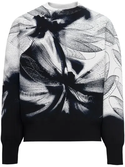 ALEXANDER MCQUEEN DRAGONFLY-PRINT SWEATSHIRT