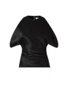 ALEXANDER MCQUEEN ALEXANDER MCQUEEN DRAPED CREWNECK ARMHOLE TOP