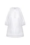 Alexander Mcqueen Ribbed Cotton Top In White