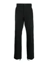 Alexander Mcqueen Black Wool Trousers In Negro