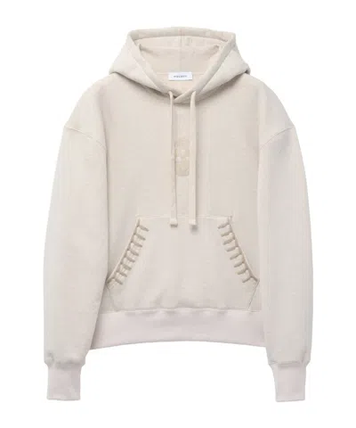 ALEXANDER MCQUEEN ALEXANDER MCQUEEN SKULL EMBROIDERED DRAWSTRING HOODIE
