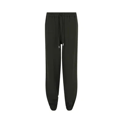 Pre-owned Alexander Mcqueen Drawstring Track Pants 'khaki Green' | Tan | Men's Size 54 In Brown