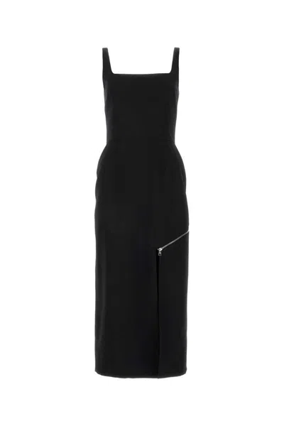 Alexander Mcqueen Dress In Black