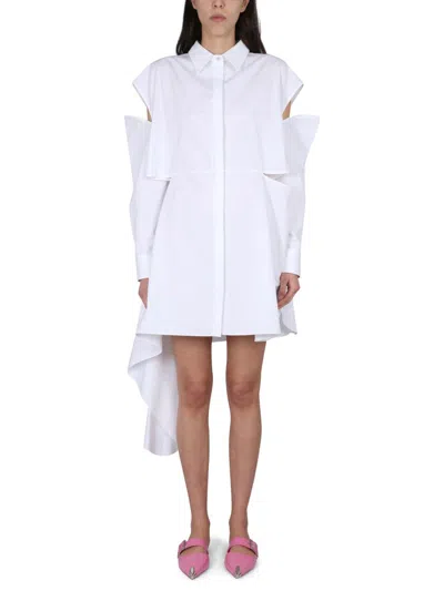 Alexander Mcqueen Dress Day In White