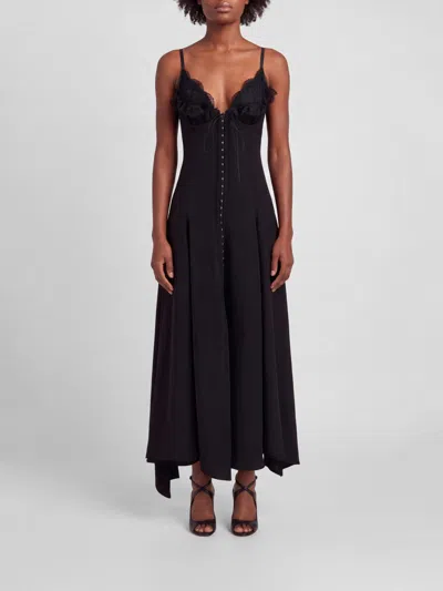 Alexander Mcqueen Dress Mcqueen Woman Color Black