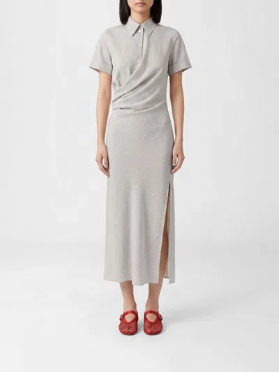 Alexander Mcqueen Dress Mcqueen Woman Color Multicolor In Gray