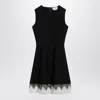 Alexander Mcqueen Black Viscose Mix Dresses