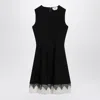 Alexander Mcqueen Black Viscose Mix Dresses