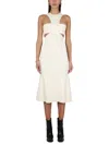 ALEXANDER MCQUEEN ALEXANDER MCQUEEN DRESS WITH HARNESS