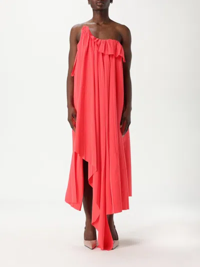 Alexander Mcqueen Dress Woman Mcqueen In Orange