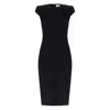 Alexander Mcqueen Cap-sleeve Lace-embroidered Midi Dress In Multi