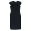 Alexander Mcqueen Tailored Pencil Midi Dress In Black