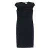 Alexander Mcqueen Tailored Pencil Midi Dress In Black