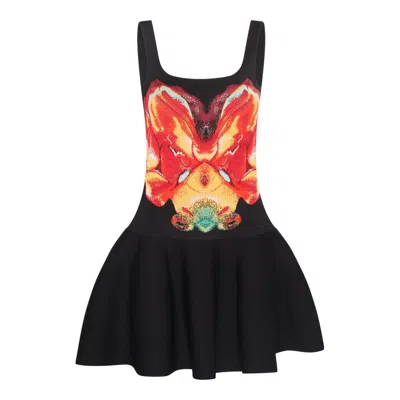 Alexander Mcqueen Dresses In Black
