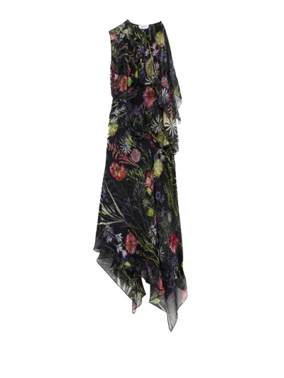 Alexander Mcqueen Dresses Black In Multi