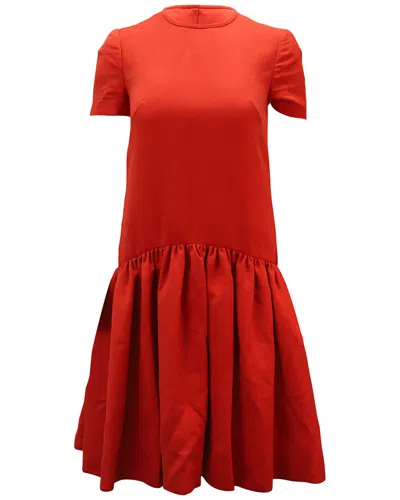 Alexander Mcqueen Drop Waist Dress (authentic Pre-loved) In Red