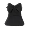 Alexander Mcqueen Duchesse Corset Top In Black