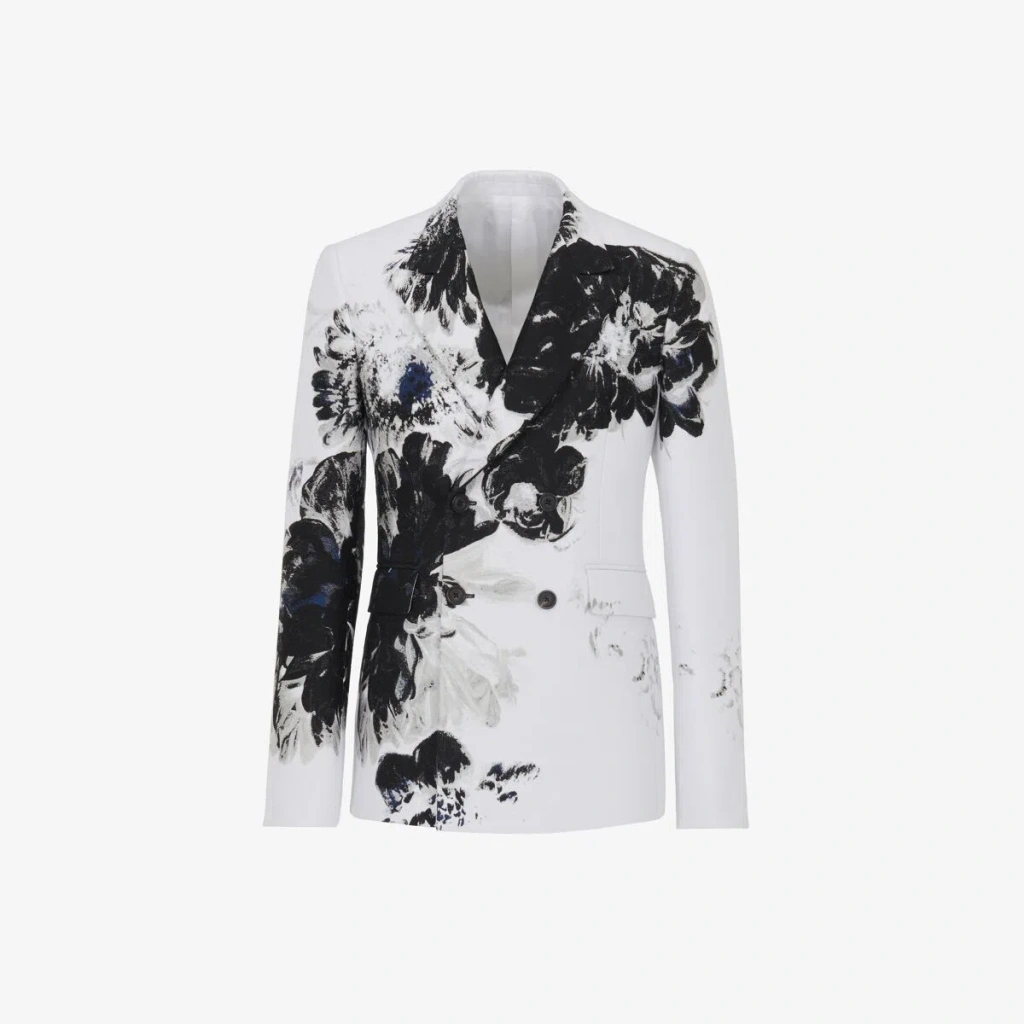 ジャケット Alexander Mcqueen Double-Breasted Jacket McQueen Double-Breasted Sculpted Blazer | Neiman Marcus