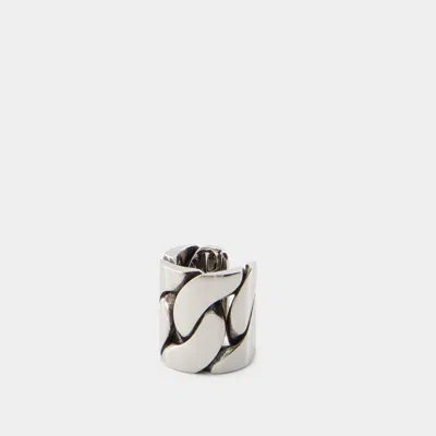 Alexander Mcqueen Ear Cuff - Brass - Silver