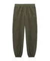 Alexander Mcqueen Elastic Waistband Sweatpants In Green