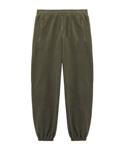 Alexander Mcqueen Elastic Waistband Sweatpants In Green