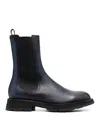Alexander Mcqueen Alexander Mc Queen Leather Boot In Gris