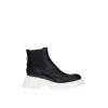 Alexander Mcqueen Elegant Leather Boots In Timeless Black In Black