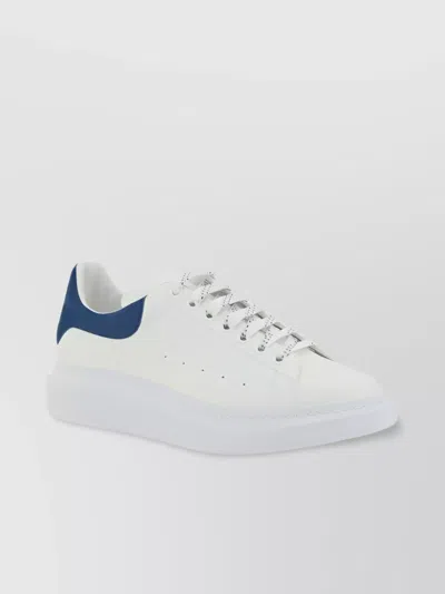 Alexander Mcqueen Elevated Leather Platform Sneakers