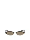 Alexander Mcqueen Women Ellipse Sunglasses In Brown