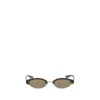 Alexander Mcqueen Women Ellipse Sunglasses In Brown
