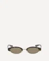 Alexander Mcqueen Women Ellipse Sunglasses In Brown