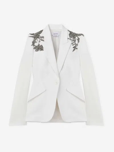 ALEXANDER MCQUEEN ALEXANDER MCQUEEN EMBELLISHED BLAZER