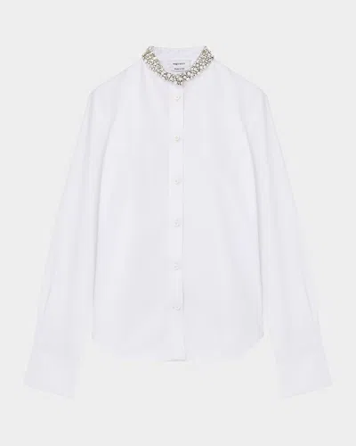 Alexander Mcqueen Embellished Collar Shirt