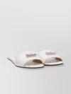 Alexander Mcqueen Leather Cross-bar Slide Sandals
