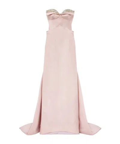 ALEXANDER MCQUEEN EMBELLISHED LAYERED DRESS