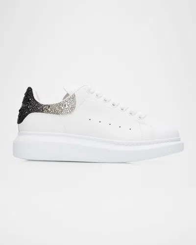 Alexander Mcqueen Embellished Oversized Sneakers In White