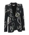 Alexander Mcqueen Embellished Single In Black