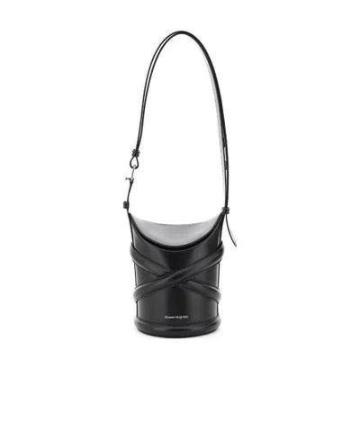 ALEXANDER MCQUEEN ALEXANDER MCQUEEN THE SMALL CURVE BUCKET BAG
