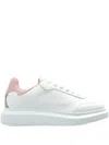 Alexander Mcqueen Embossed-logo Platform Trainers In White