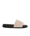 Alexander Mcqueen Embossed Logo Slides In Pink