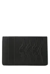 ALEXANDER MCQUEEN ALEXANDER MCQUEEN EMBOSSED RIB CAGE CARDHOLDER