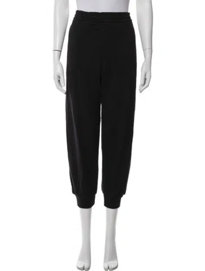Pre-owned Alexander Mcqueen Embroidered Accent Sweatpants In Black