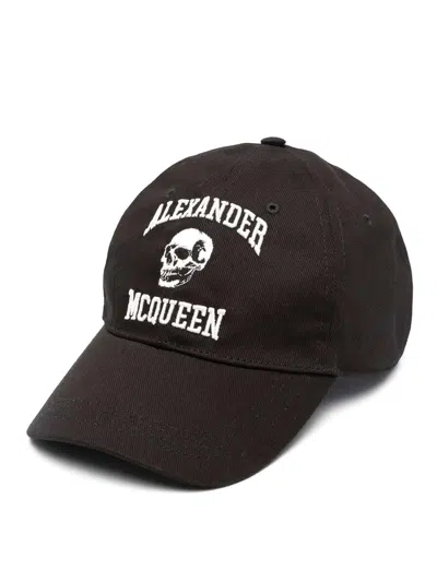 ALEXANDER MCQUEEN EMBROIDERED BASEBALL CAP