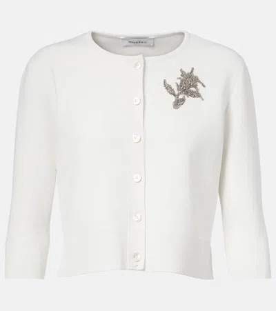ALEXANDER MCQUEEN EMBROIDERED CARDIGAN