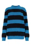 Alexander Mcqueen Multicolor Embroidered Cotton Blend Sweater
