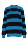 Alexander Mcqueen Multicolor Embroidered Cotton Blend Sweater